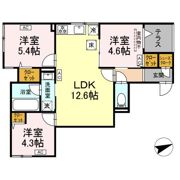 セレスティア一之江の間取り画像