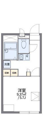 レオパレス神辺の間取り画像