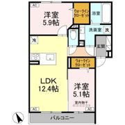 D-residence東川口Sの間取り画像