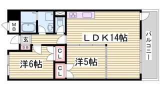 HKマンションの間取り画像