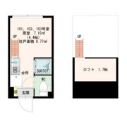 カシミール学芸大前の間取り画像