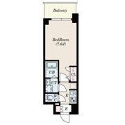 S-RESIDENCE難波大国町dominaの間取り画像