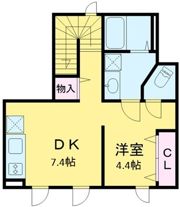 ブランエール中目黒の間取り画像