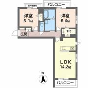 ツアンガーデン B棟の間取り画像