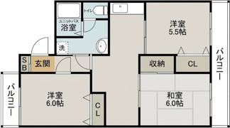 ジュネスシャトーⅡの間取り画像