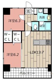 THE SQUARE Platinum Residenceの間取り画像