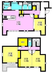 上大類町フィールド戸建住宅の間取り画像