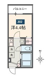 MELDIA東向島Ⅰの間取り画像