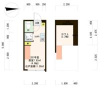 アカツキテラス和泉Ⅱ 階段下物置 AL ミニ冷 IOT 100有の間取り画像