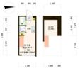 アカツキテラス和泉Ⅱ 階段下物置 AL ミニ冷 IOT 100有の間取り画像
