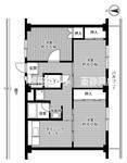 ビレッジハウス南沼上2号棟の間取り画像