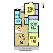 シャトー栗見坂の間取り画像