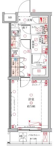 クレヴィスタ久が原の間取り画像