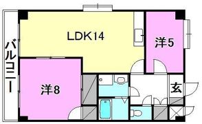 リベルタ竹原の間取り画像