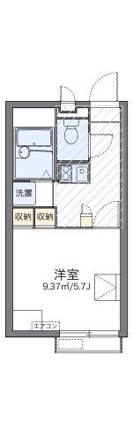 レオパレスアルカネットの間取り画像