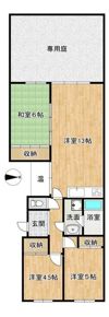 武蔵境ハイムの間取り画像