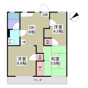第二東新井ハイツの間取り画像