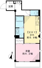 グランメゾン阿佐ヶ谷の間取り画像