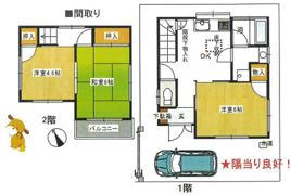 上沢貸家の間取り画像
