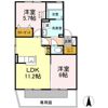 グレイス・ハイツ A棟の間取り画像