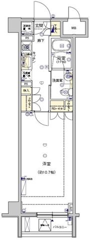 Feeth水天宮前の間取り画像