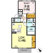 レガーミ中央の間取り画像