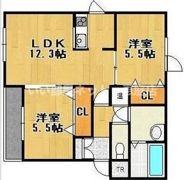 R＇s courtの間取り画像