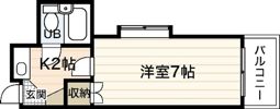 山本ビル（小河内町）の間取り画像