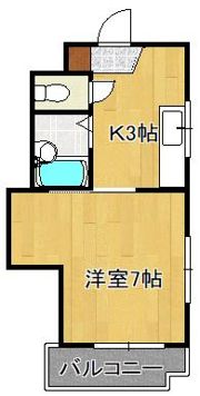シャトレ天神の間取り画像