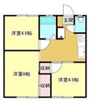 西山アパートの間取り画像