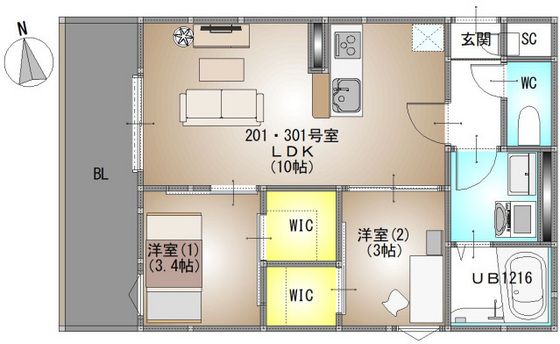 間取図