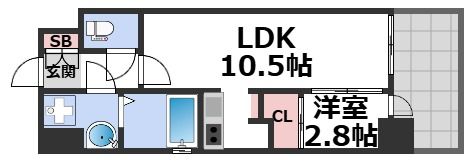ワールドアイ大阪フェリーチェの間取り画像