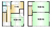 大林借家の間取り画像