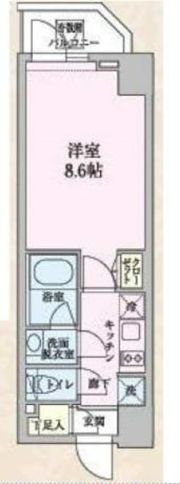 S-RESIDENCE清澄白河の間取り画像