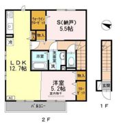 プランドール東原Ⅱの間取り画像