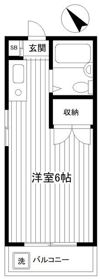 ユウキビル横浜の間取り画像
