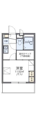 レオパレス大岡壱番館の間取り画像