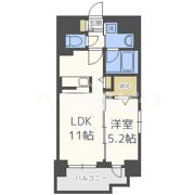 セレーナ コンフォルト天神橋の間取り画像