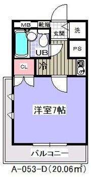 ローズガーデン53番館(A-053)の間取り画像