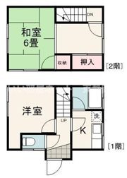 古川借家の間取り画像