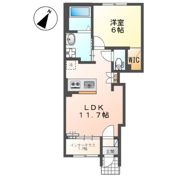 ミモザテラスの間取り画像