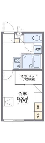 レオパレスDAIMONの間取り画像