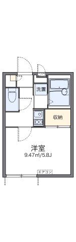 レオパレスエスタ セルトⅡの間取り画像