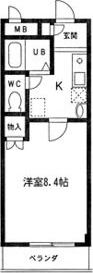 レジデンス赤坂の間取り画像