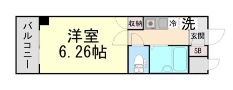 パレ・ユート阪急六甲の間取り画像