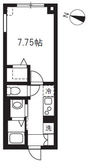 エルファーロ中野新井薬師の間取り画像