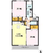 リビングタウン横須賀南 Cの間取り画像