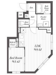 プラティーク住吉の間取り画像