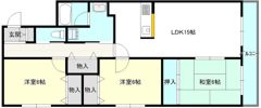 シャン・ド・フルール仰木の里の間取り画像