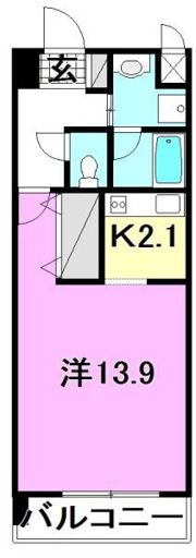 エイデンビル中須賀の間取り画像